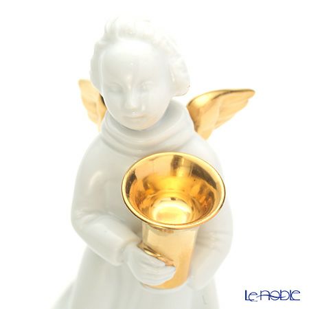 アウガルテン（AUGARTEN） フィギュリン（011410） エンジェル スタンディング ゴールド