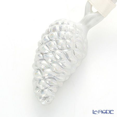 アウガルテン（AUGARTEN） クリスマスコレクション マツカサ シャイニーホワイト