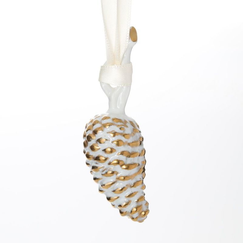 アウガルテン（AUGARTEN） クリスマスコレクション マツカサ ゴールドアクセント