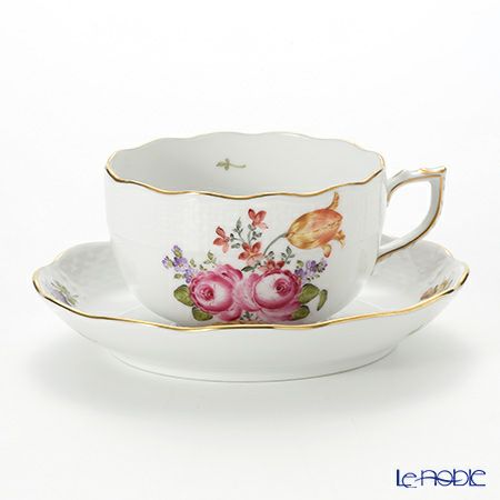 ヘレンド ザクセンフラワー VBSO-1 00724-0-00／724 ティーカップ＆ソーサー 200ml