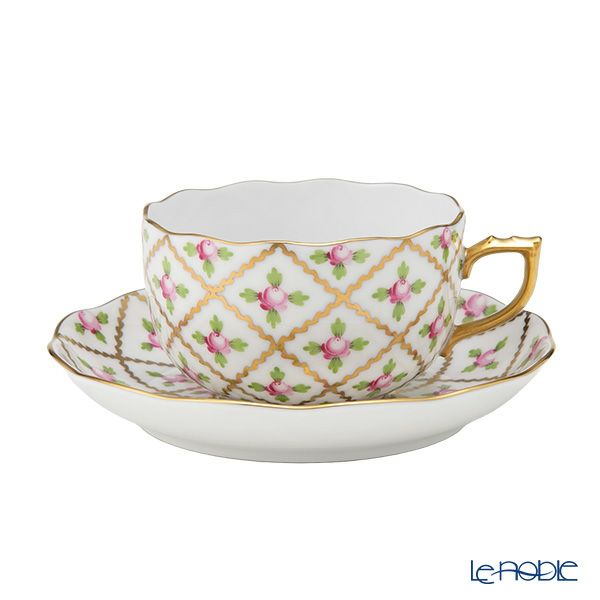 ヘレンド セーブル風の薔薇 SPROG ティーセット