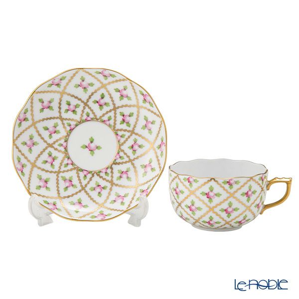 ヘレンド セーブル風の薔薇 SPROG ティーセット