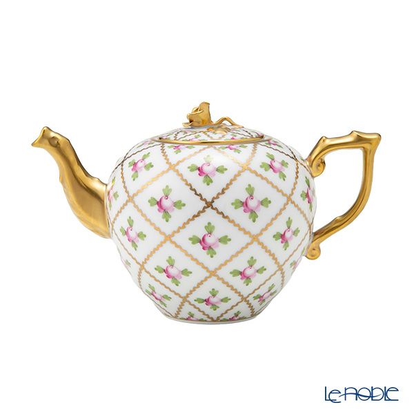 ヘレンド セーブル風の薔薇 SPROG ティーセット