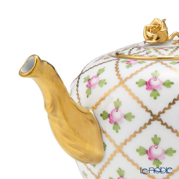 ヘレンド セーブル風の薔薇 SPROG ティーセット