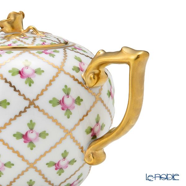 ヘレンド セーブル風の薔薇 SPROG ティーセット