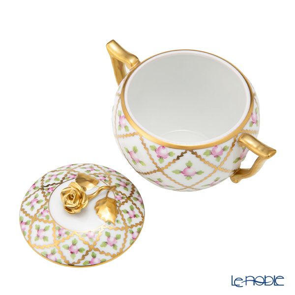 ヘレンド セーブル風の薔薇 SPROG ティーセット