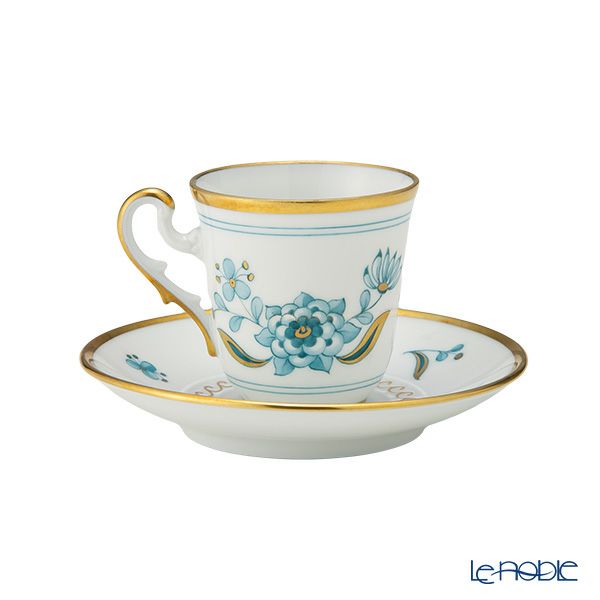 ジノリ1735／リチャード ジノリ（GINORI 1735／Richard Ginori） ヴェール ローザ デミタスカップ＆ソーサー 80ml ペア