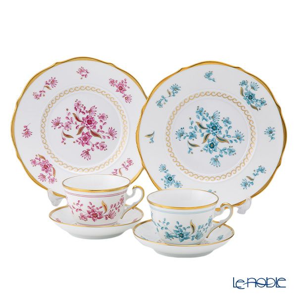 ジノリ1735／リチャード ジノリ（GINORI 1735／Richard Ginori） ヴェール ローザ ティータイムセット ペア