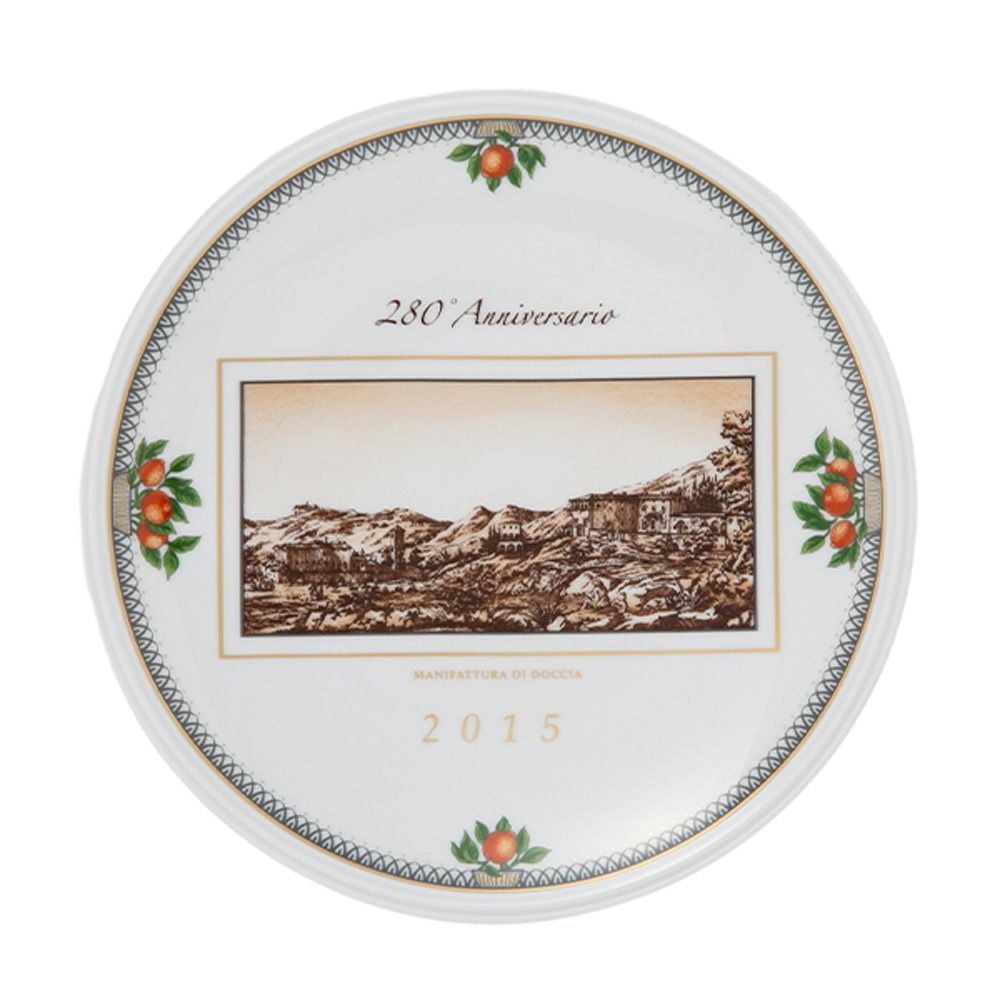 ジノリ1735／リチャード ジノリ（GINORI 1735／Richard Ginori） イヤープレート 2015年 ドッチャ 開窯280周年記念