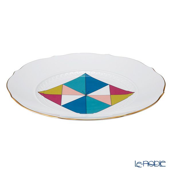 ジノリ1735／リチャード ジノリ（GINORI 1735／Richard Ginori）Bee White ビーホワイト ラウンドプラター 33cm