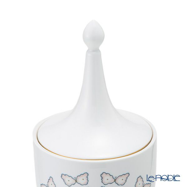 ジノリ1735／リチャード ジノリ（GINORI 1735／Richard Ginori）Bee White ビーホワイト 蓋付き壷 50cm（蓋金彩）ベース ウルナ型