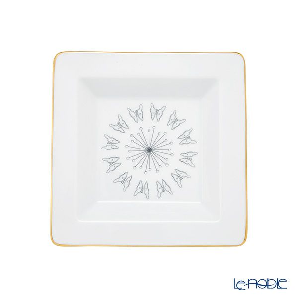 ジノリ1735／リチャード ジノリ（GINORI 1735／Richard Ginori）Bee White ビーホワイト スクエアトレイ 18×18cm