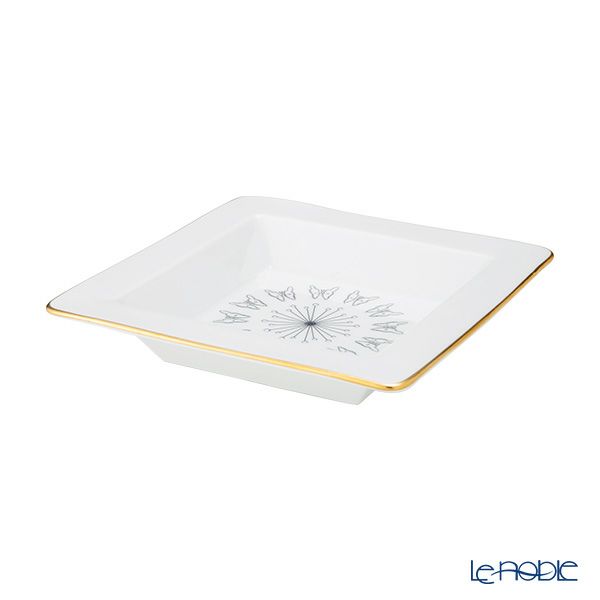 ジノリ1735／リチャード ジノリ（GINORI 1735／Richard Ginori）Bee White ビーホワイト スクエアトレイ 18×18cm