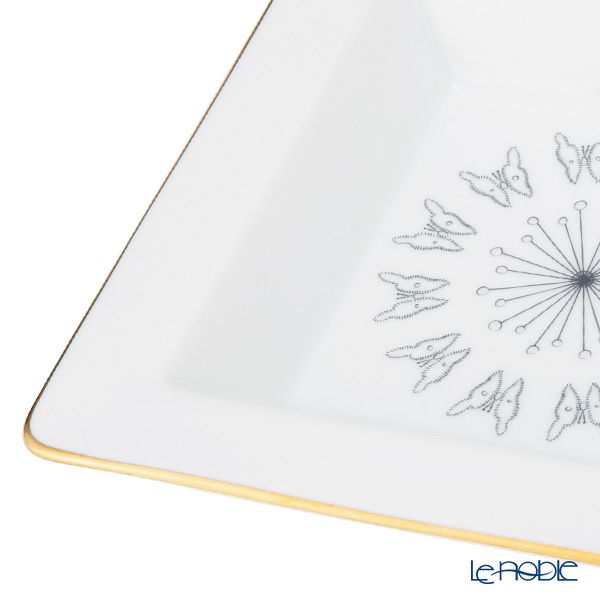 ジノリ1735／リチャード ジノリ（GINORI 1735／Richard Ginori）Bee White ビーホワイト スクエアトレイ 18×18cm