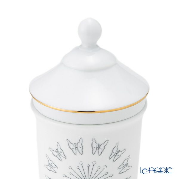 ジノリ1735／リチャード ジノリ（GINORI 1735／Richard Ginori）Bee White ビーホワイト 蓋付きポプリ壷