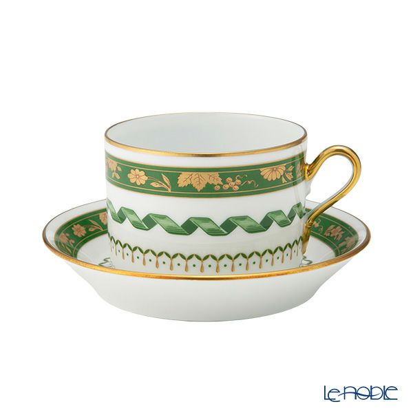 ジノリ1735／リチャード ジノリ（GINORI 1735／Richard Ginori）ピンチョ ヴェルデ ティーカップ＆ソーサー 220ml