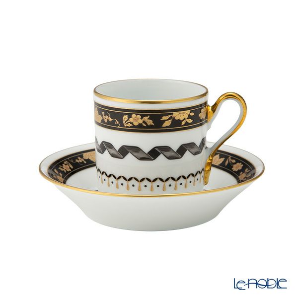 ジノリ1735／リチャード ジノリ（GINORI 1735／Richard Ginori）ピンチョ ネーロ コーヒーカップ＆ソーサー 115ml