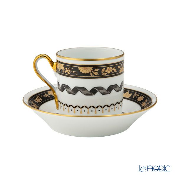 ジノリ1735／リチャード ジノリ（GINORI 1735／Richard Ginori）ピンチョ ネーロ コーヒーカップ＆ソーサー 115ml