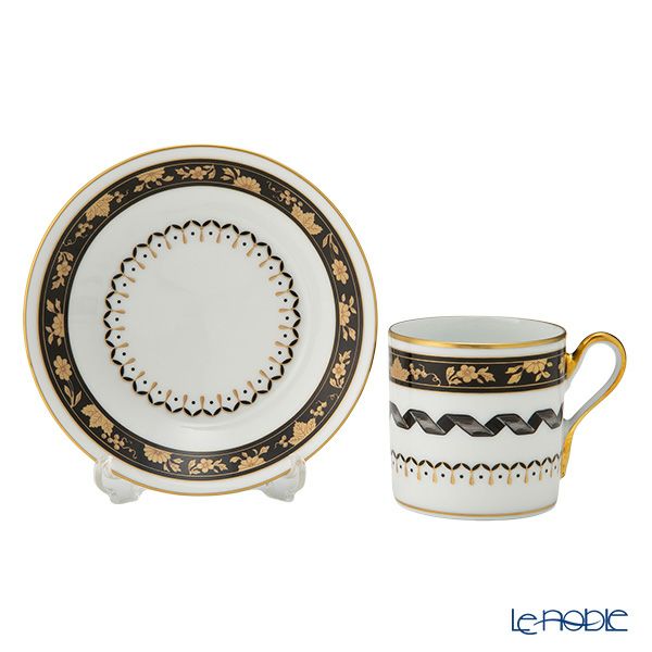 ジノリ1735／リチャード ジノリ（GINORI 1735／Richard Ginori）ピンチョ ネーロ コーヒーカップ＆ソーサー 115ml