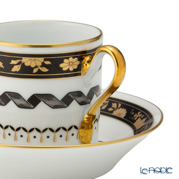 ジノリ1735／リチャード ジノリ（GINORI 1735／Richard Ginori）ピンチョ ネーロ コーヒーカップ＆ソーサー 115ml