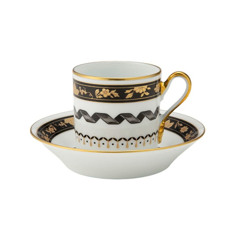 ジノリ1735／リチャード ジノリ（GINORI 1735／Richard Ginori）ピンチョ ネーロ コーヒーカップ＆ソーサー 115ml