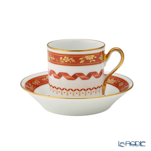 ジノリ1735／リチャード ジノリ（GINORI 1735／Richard Ginori）ピンチョ ロッソ コーヒーカップ＆ソーサー 115ml