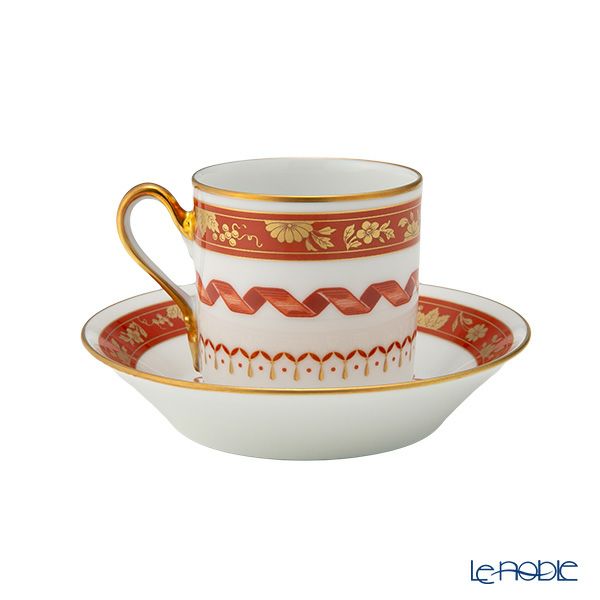 ジノリ1735／リチャード ジノリ（GINORI 1735／Richard Ginori）ピンチョ ロッソ コーヒーカップ＆ソーサー 115ml