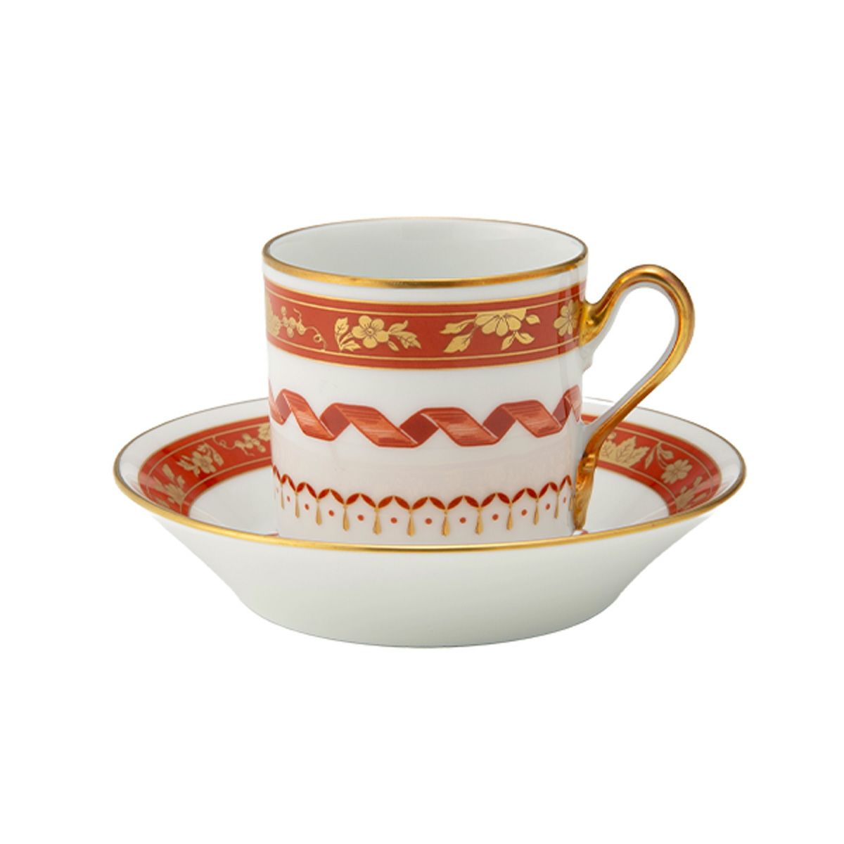 ジノリ1735／リチャード ジノリ（GINORI 1735／Richard Ginori）ピンチョ ロッソ コーヒーカップ＆ソーサー 115ml