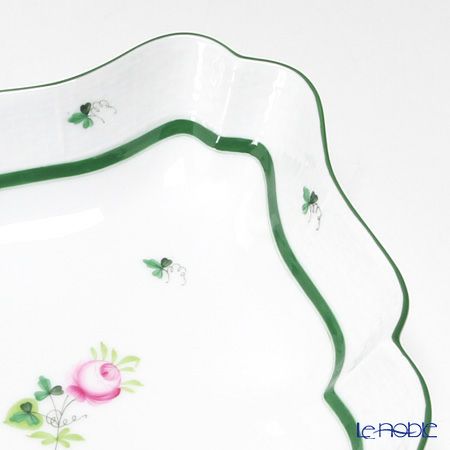 ヘレンド ウィーンのバラ 00191-0-00 トライアングルプレート 24.5cm