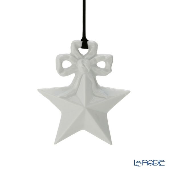 ジノリ1735／リチャード ジノリ（GINORI 1735／Richard Ginori）レ・メルヴェイユ スター＆リボン オーナメント