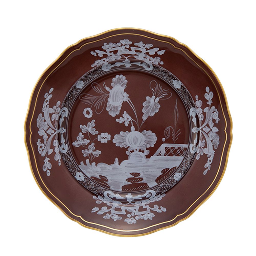 ジノリ1735／リチャード ジノリ（GINORI 1735／Richard Ginori） オリエンテイタリアーノ プレート カスターニャ／ブラウン 21cm