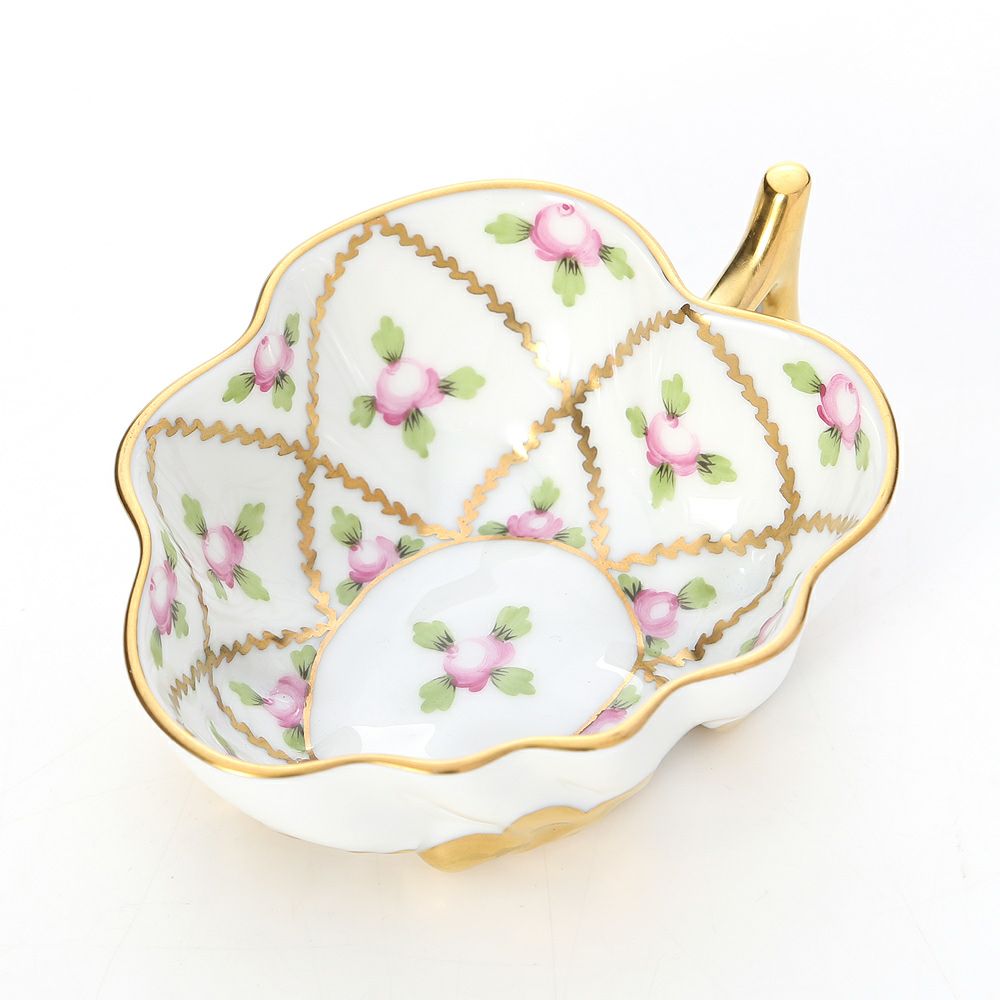 ヘレンド セーブル風の薔薇 SPORG 02492-0-00 オープンシュガー 10.5cm