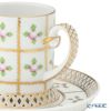 ヘレンド セーブル風の薔薇 SPRO カップ＆ソーサー 透かしレース（オープンワーク） 150ml 04754-0-00