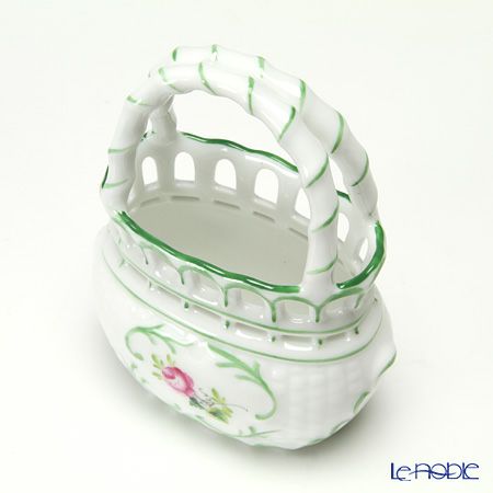 ヘレンド ウィーンのバラ 07455-0-00 バスケット（オープンワーク）