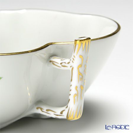 マイセン（Meissen） ピンクのバラ 020110／00207 リーフボウル 12×10cm