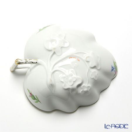 マイセン（Meissen） ピンクのバラ 020110／00207 リーフボウル 12×10cm