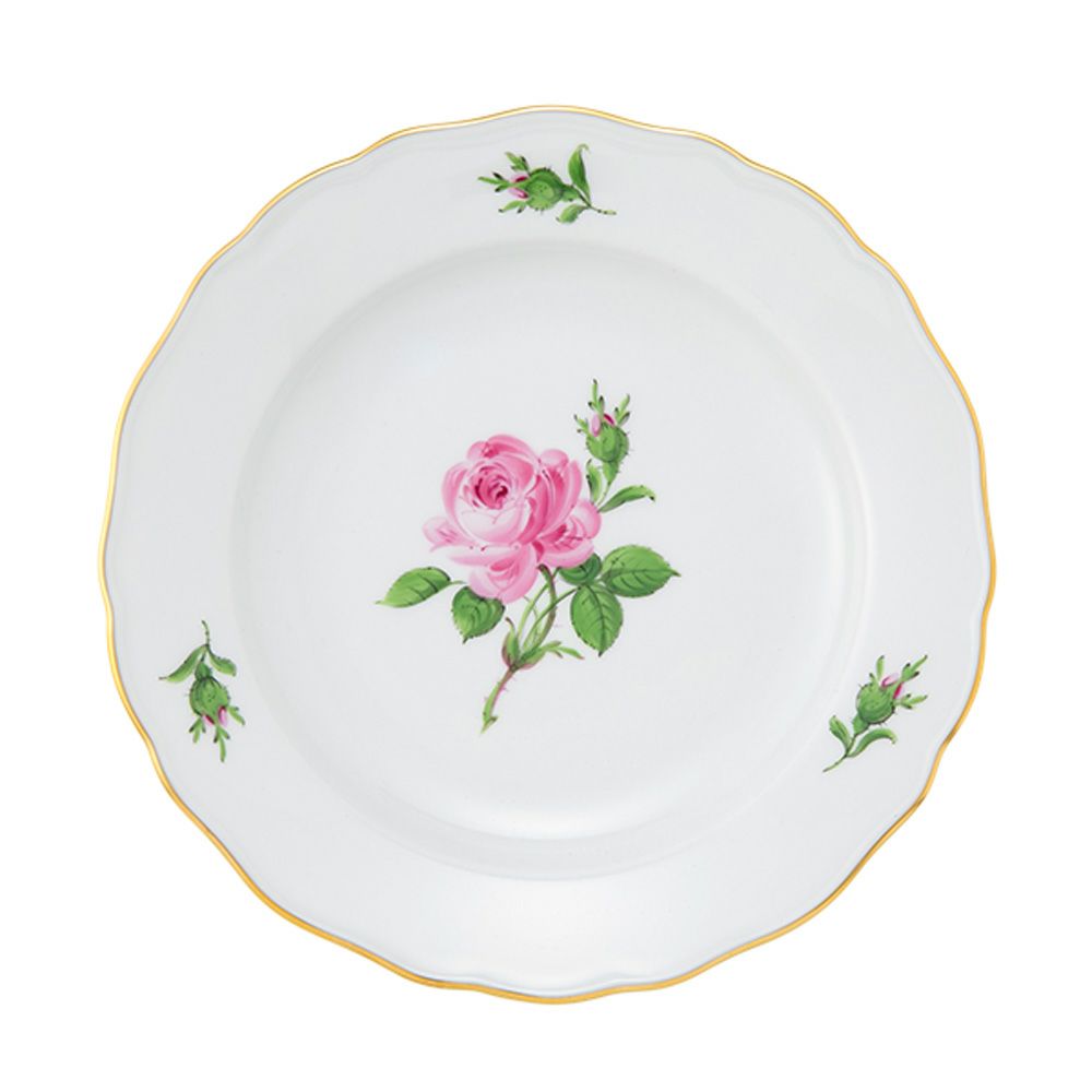 マイセン（Meissen） ピンクのバラ 020110／00472 プレート 20cm