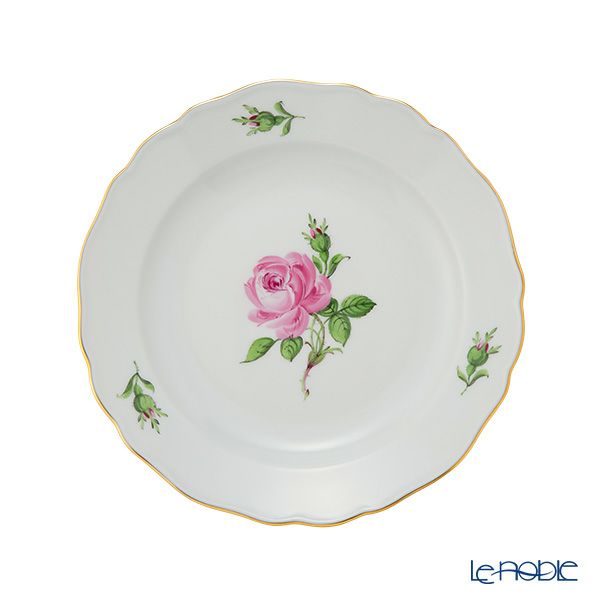 マイセン（Meissen） ピンクのバラ 020110／00501 プレート 18cm