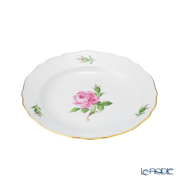 マイセン（Meissen） ピンクのバラ 020110／00501 プレート 18cm