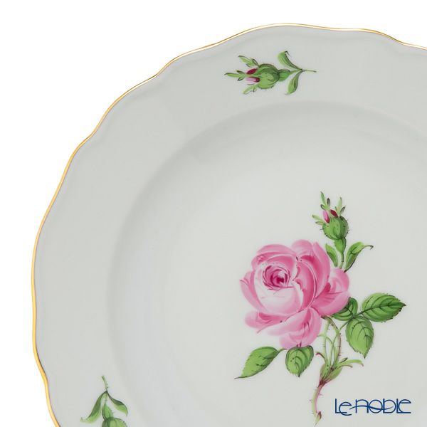 マイセン（Meissen） ピンクのバラ 020110／00501 プレート 18cm