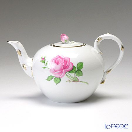 マイセン（Meissen） ピンクのバラ 020110／00726 ティーポット 1000ml