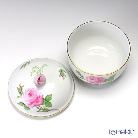 マイセン（Meissen） ピンクのバラ 020110／00822 シュガー 9cm