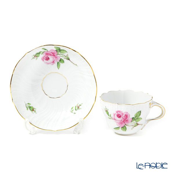 マイセン（Meissen） ピンクのバラ 020110／02582 コーヒーカップ＆ソーサー 200ml