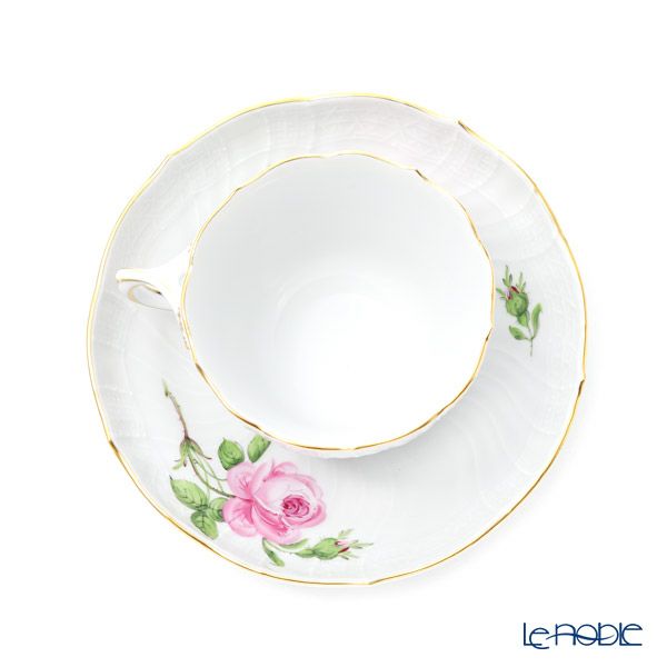 マイセン（Meissen） ピンクのバラ 020110／02582 コーヒーカップ＆ソーサー 200ml