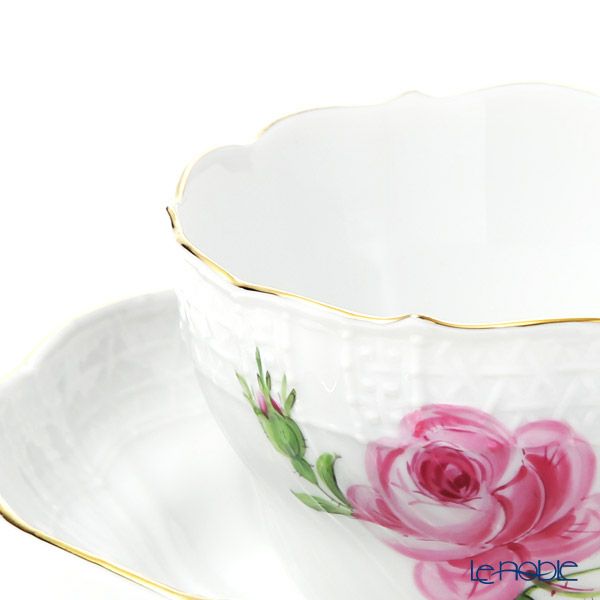 マイセン（Meissen） ピンクのバラ 020110／02582 コーヒーカップ＆ソーサー 200ml