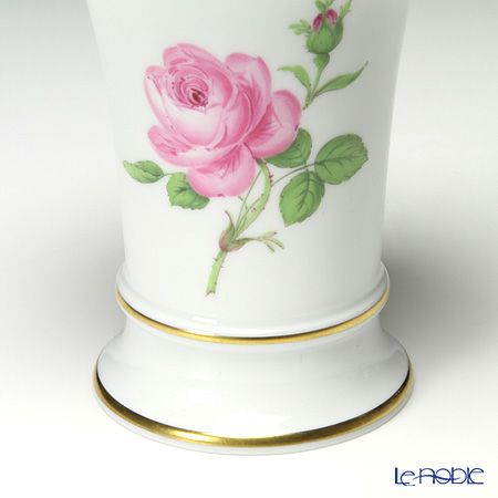 マイセン（Meissen） ピンクのバラ 020110／50033 ベース（花瓶） 10.5cm