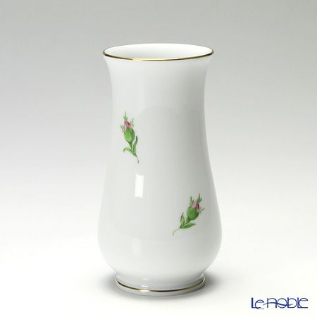 マイセン（Meissen） ピンクのバラ 020110／50124 ベース（花瓶） 14cm