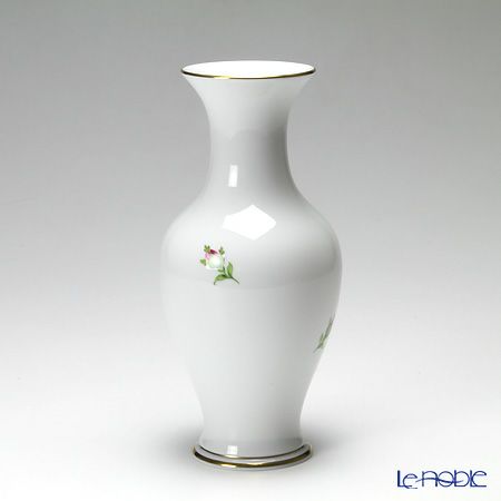マイセン（Meissen） ピンクのバラ 020110／50198 ベース（花瓶） 24cm