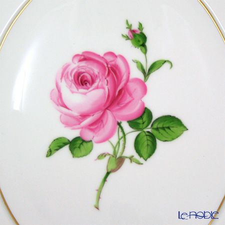 マイセン（Meissen） 陶板 020110／53n31 ピンクのバラ 25×20.5cm