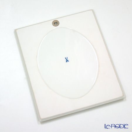 マイセン（Meissen） 陶板 020110／53n31 ピンクのバラ 25×20.5cm